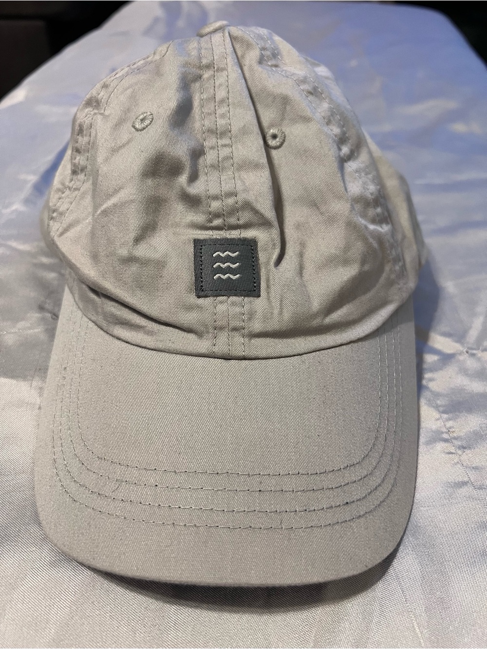 Free Fly Cotton Logo Baseball Hat Beige Adjustable Dad Cap
